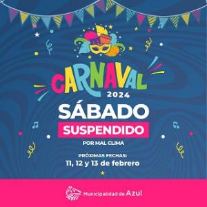 Reprogramación del Carnaval Azul 2024